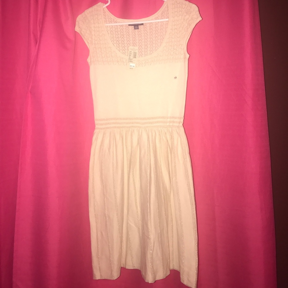 NWT Cream Sweater Dress
