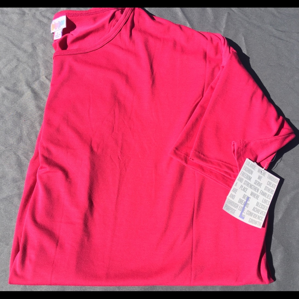 Lularoe pink Irma top