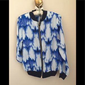 Royal Blue Bomber Jacket. Brand New with tags ..🌻