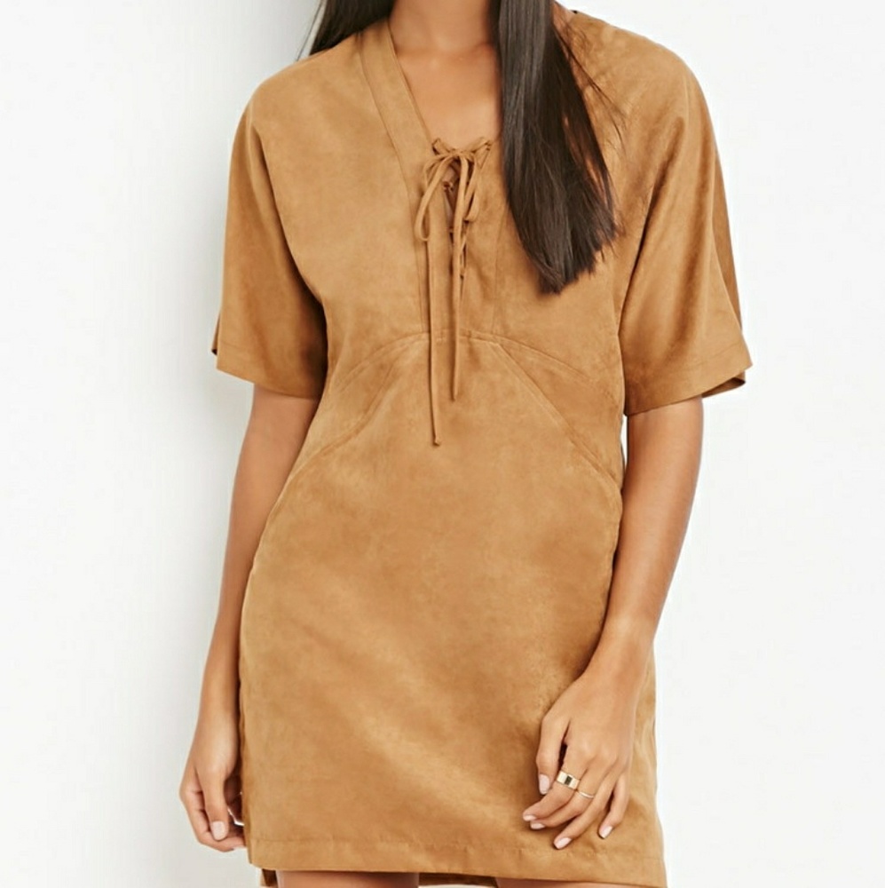Suede dress