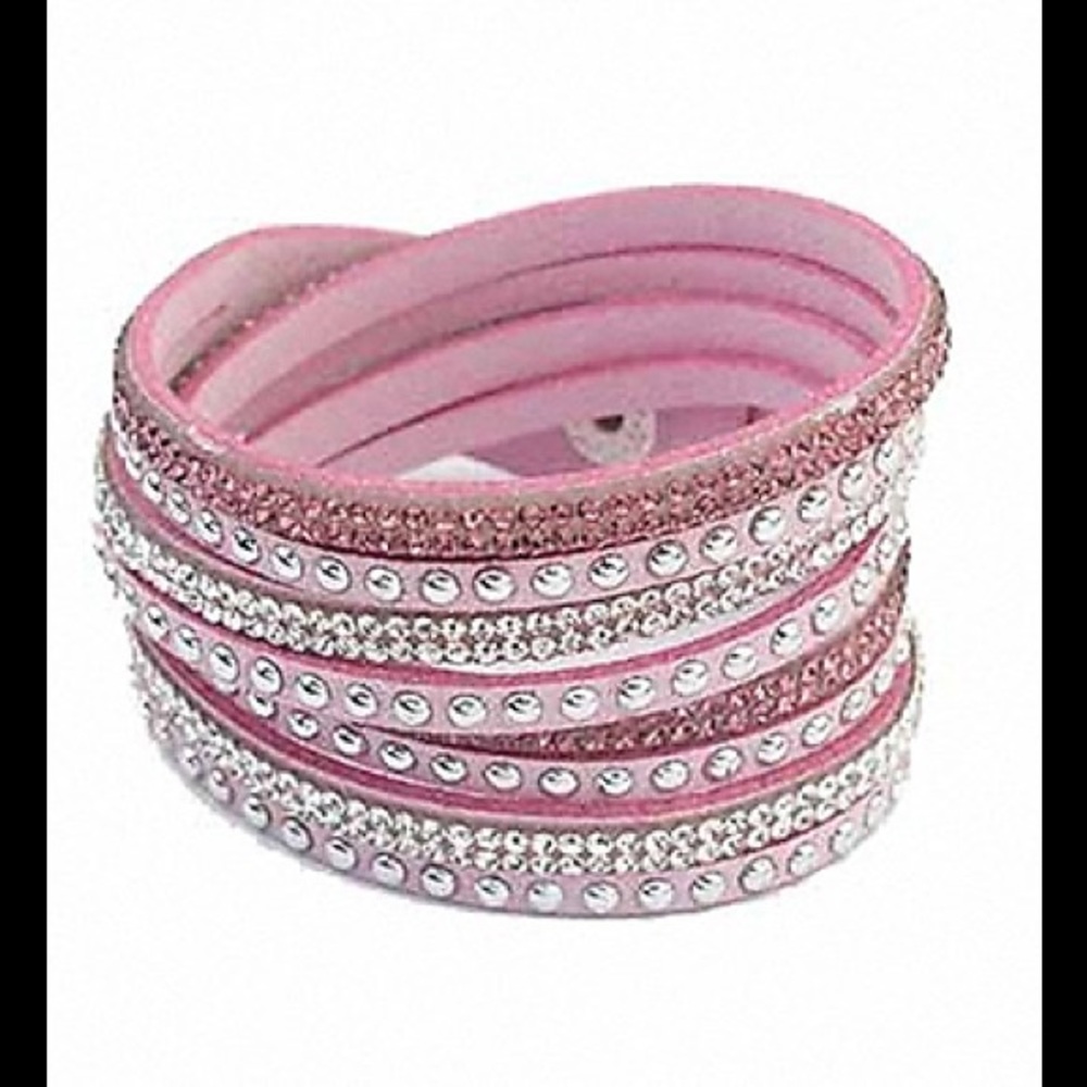 Soft Adjustable Gemstone Wrap Bracelet 2/$13, 1/$8