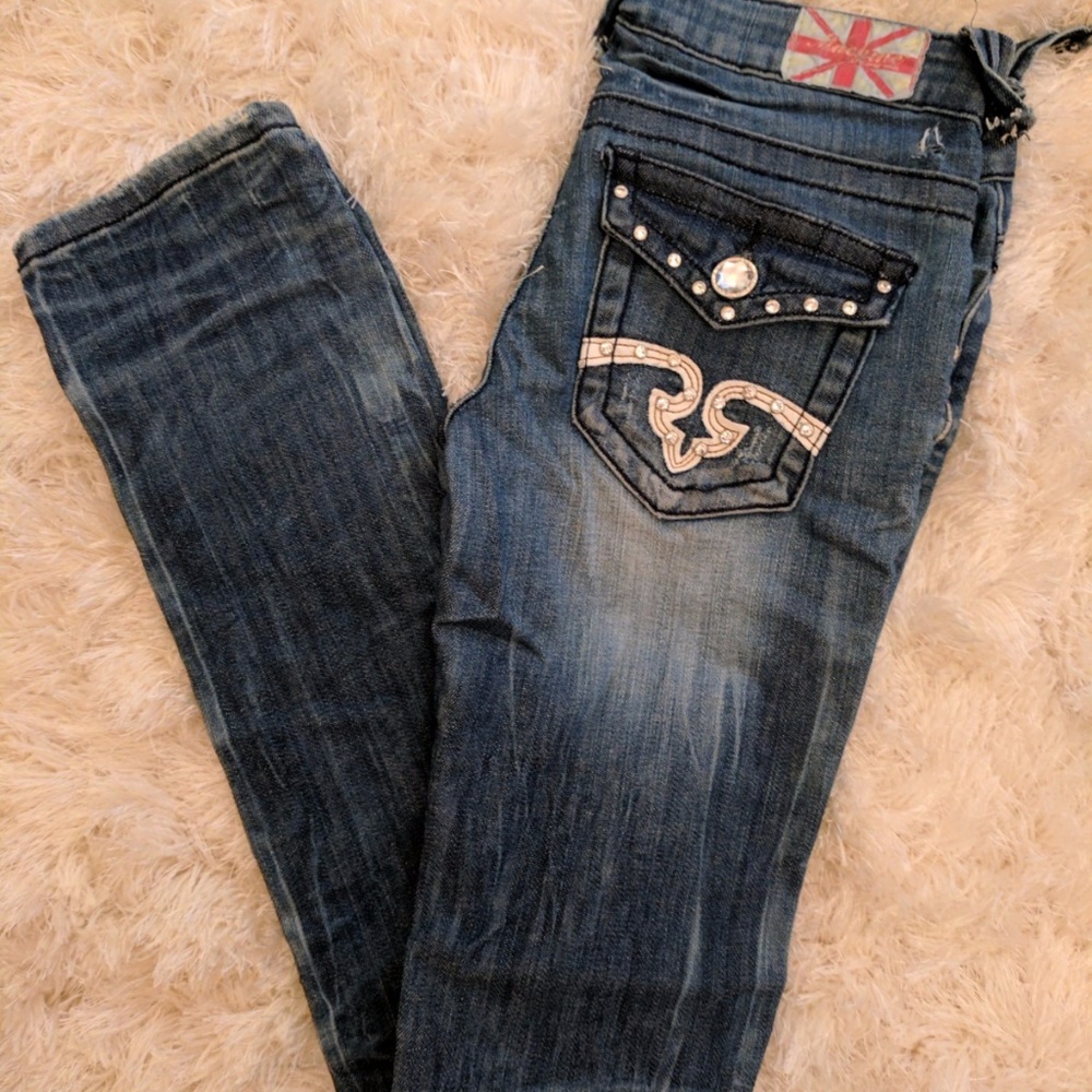 MACHINE ripped jeans