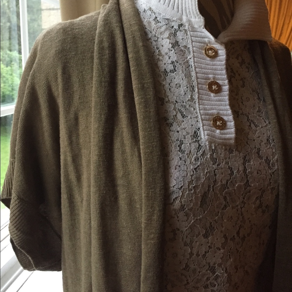 Zara knit long cardigan Size:S