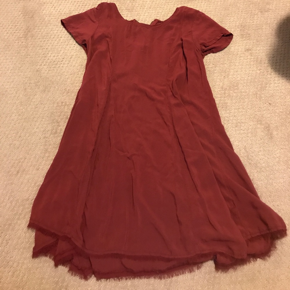Maroon UO dress