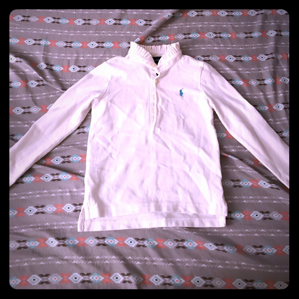 **SOLD** White long sleeve shirt