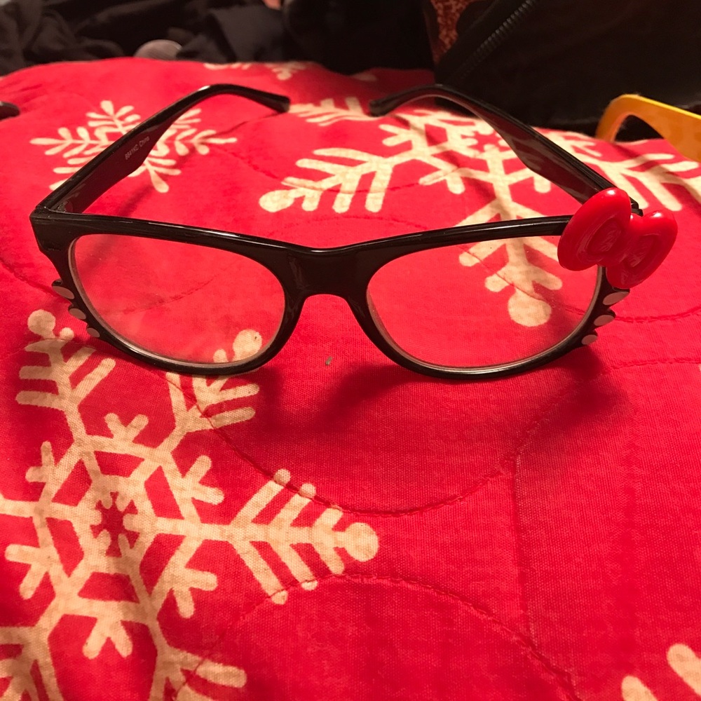 Hello kitty cute glasses