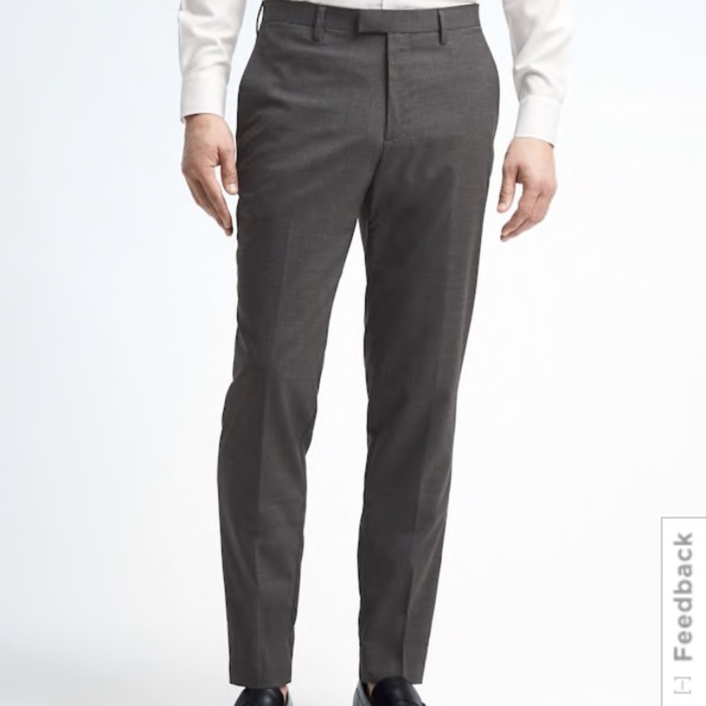 Charcoal Banana Republic Modern Slim Fit Slacks