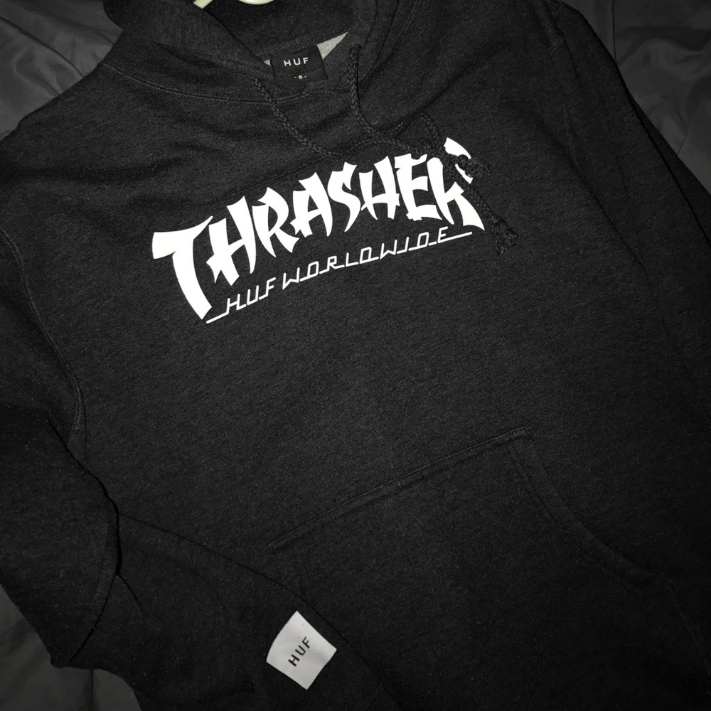 Limited edition Huf x Thrasher 666 hoodie
