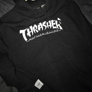 Limited edition Huf x Thrasher 666 hoodie