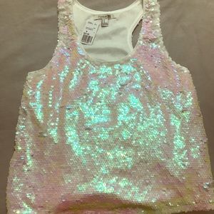 Sequin tank top!