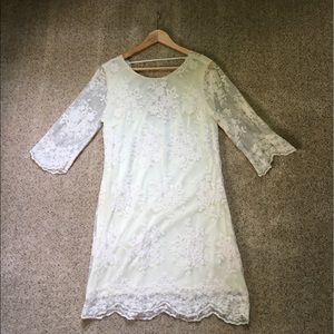 FINAL PRICE ⬇️! Ivory Lace Dress