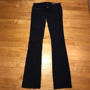 Guess, dark wash, boot cut, size 27 jeans