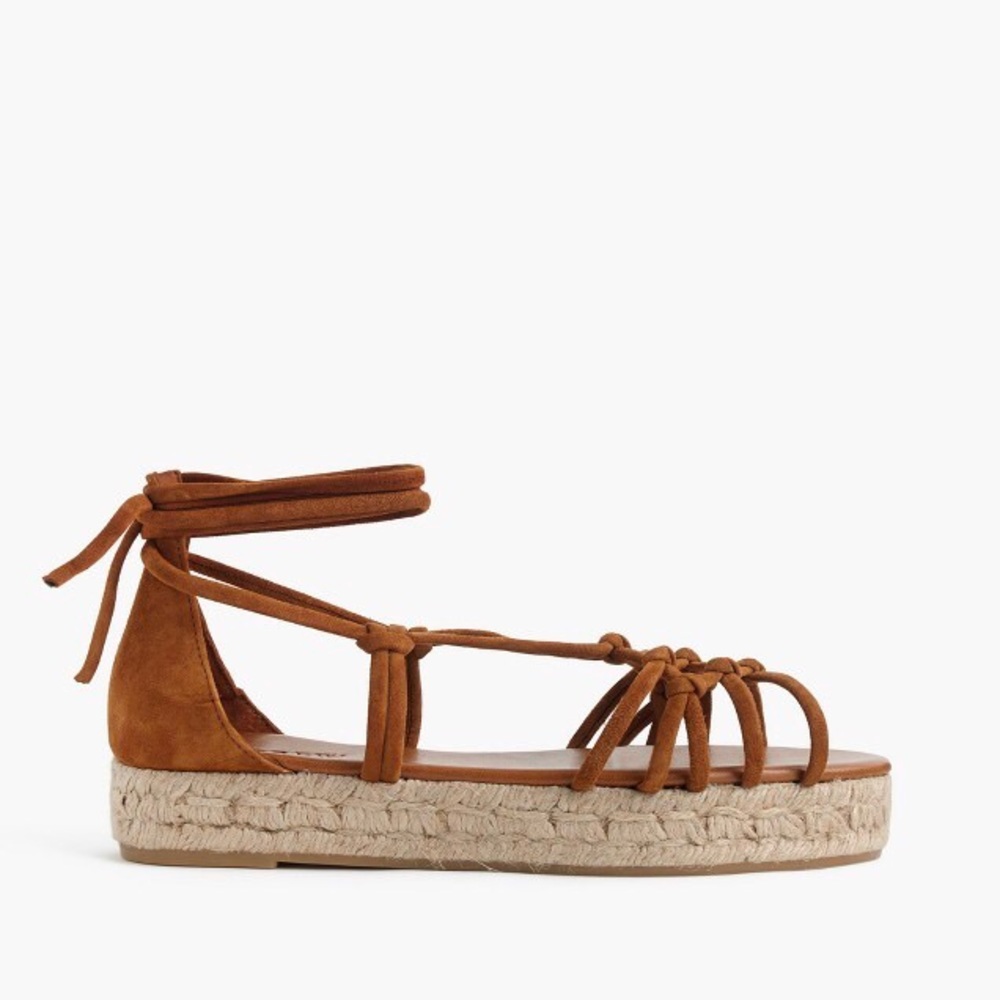 J. Crew Knotted Flatform Espadrilles