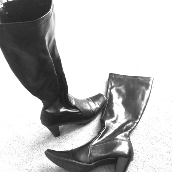 kohls tall black boots