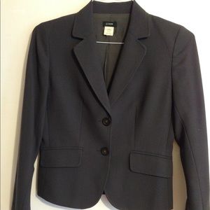 Grey Wool J. Crew Suit