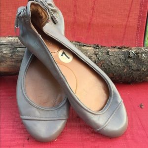Calvin Klein Super Soft Leather Flats Size 7