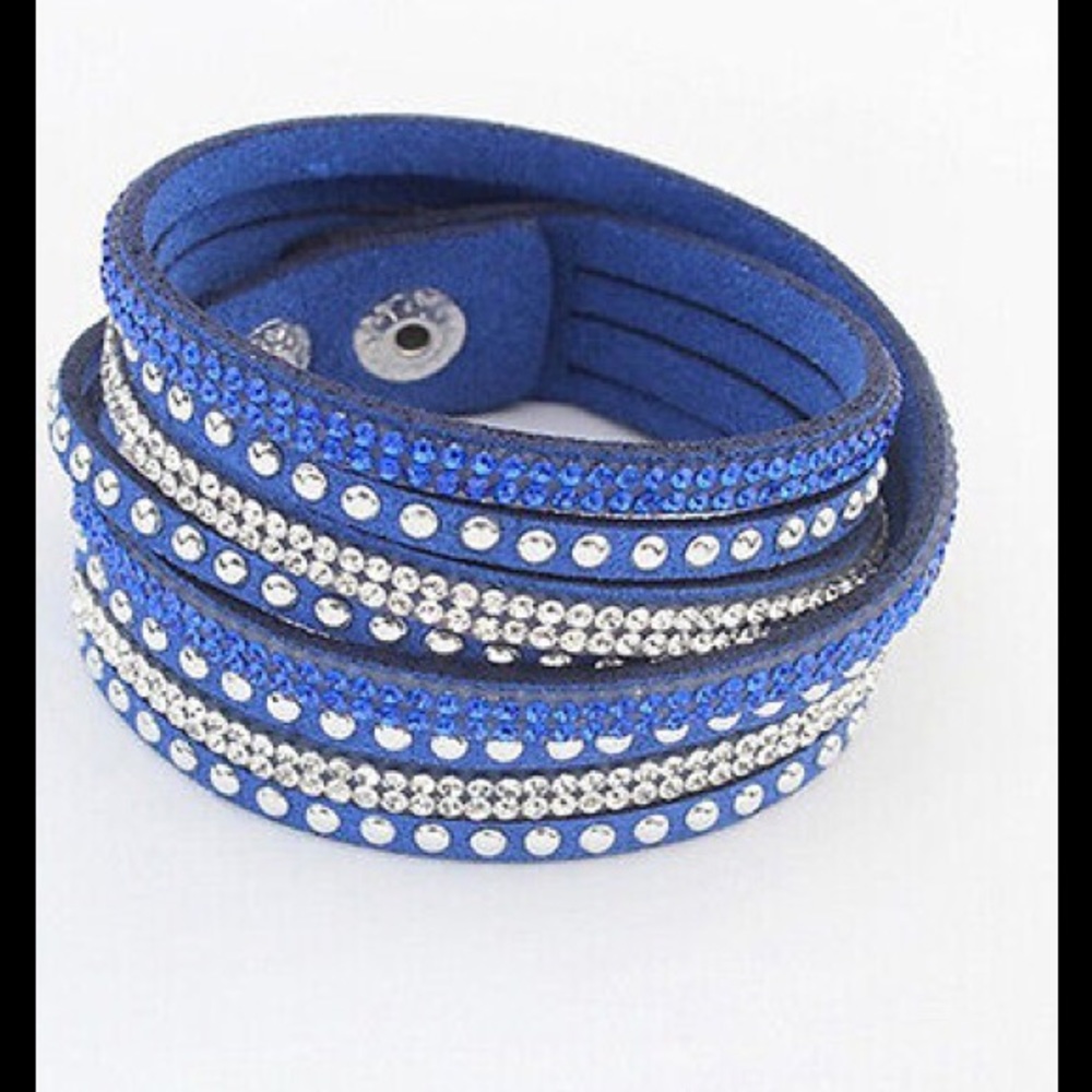 Soft Adjustable Gemstone Wrap Bracelet 2/$13, 1/$8