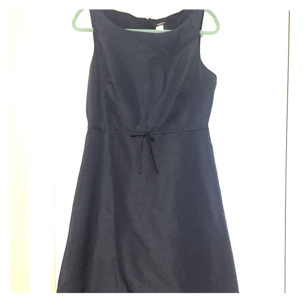 J.Crew Navy Silk Dress