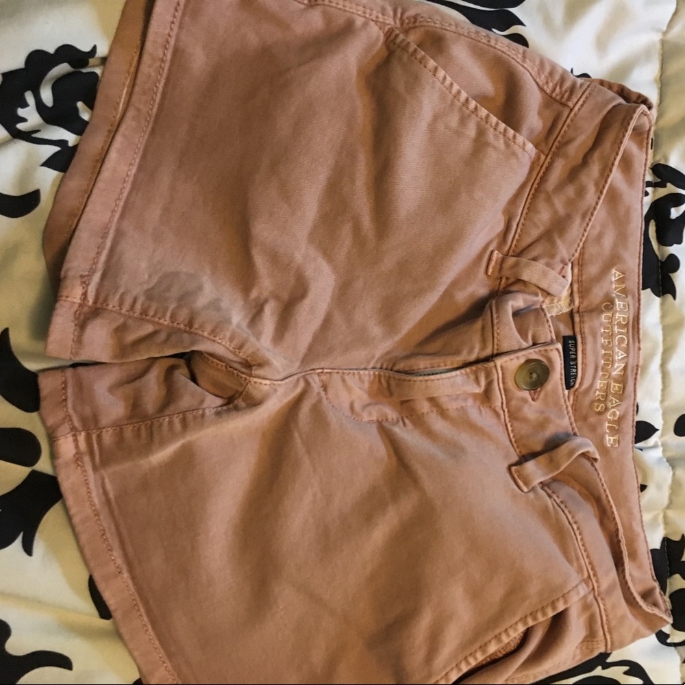 AEO Twill Midi Shorts (Super Stretch)