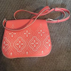 Vera Bradley Laser-Cut Saddle Crossbody Bag