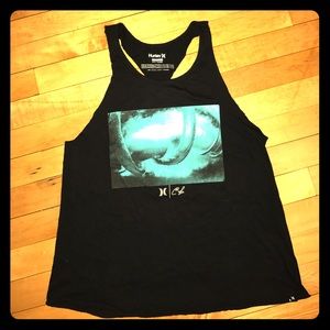 Hurley black racerback tee