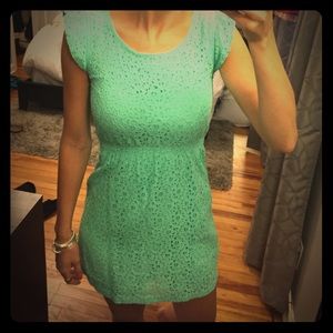 Turquoise dress