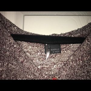 slouchy cropped sweater