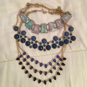 Blue necklace bundle