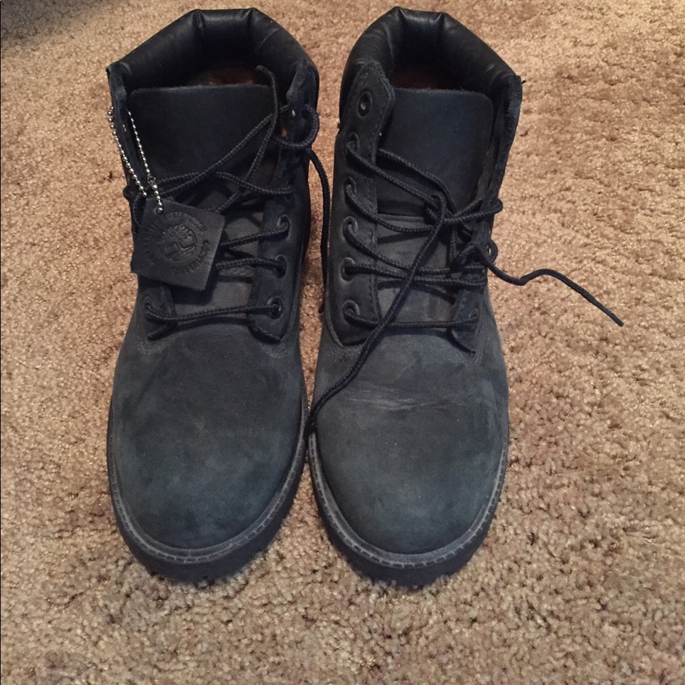 Like New Conditions Black Timberlands