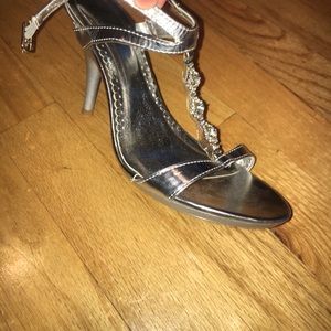 Silver heels