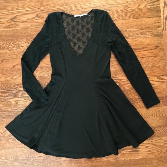 Urban Outfitters Dresses & Skirts - Kimchi Blue Black Fit & Flare Dress