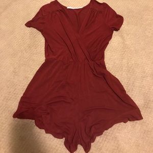 Maroon romper