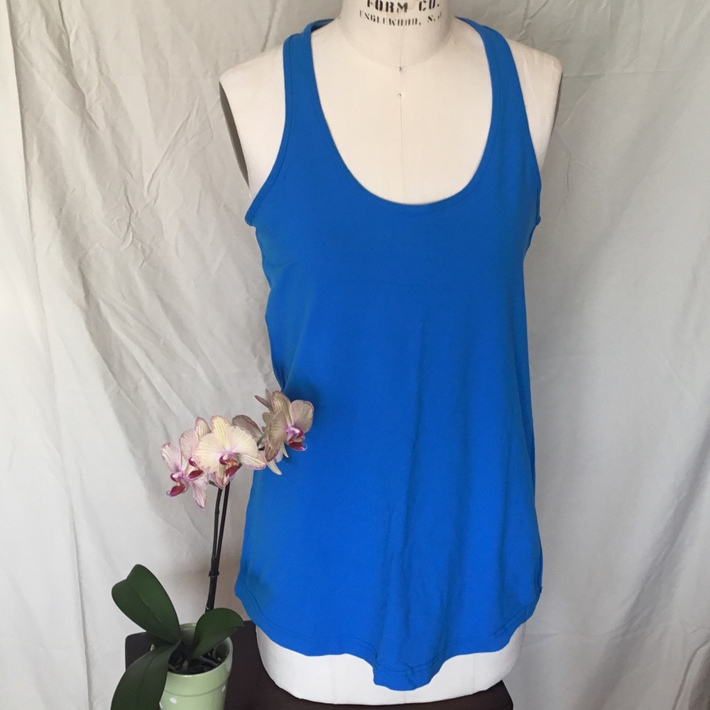 Lululemon Cool RacerBack Tank 12 Bright Blue