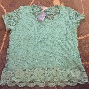 Lace crop top