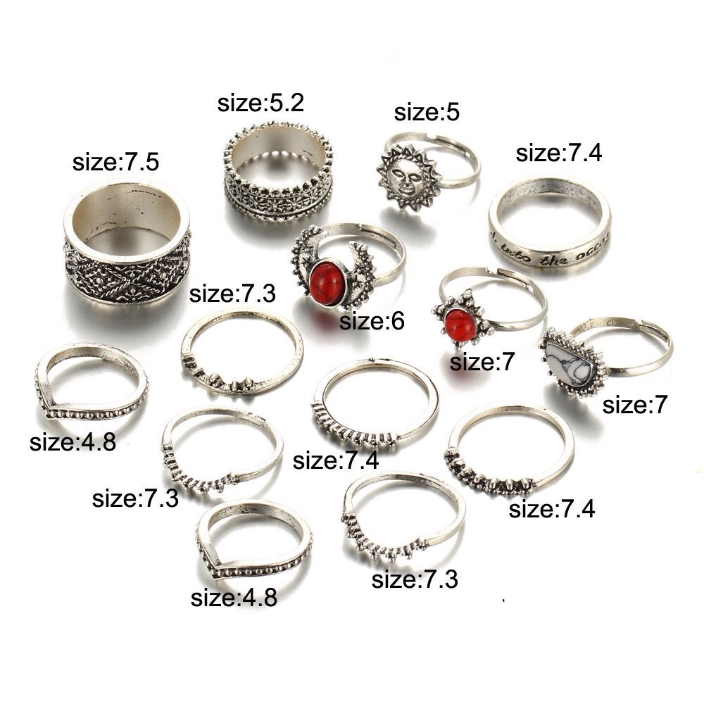 Boho Ring Set - Picture 3 of 5