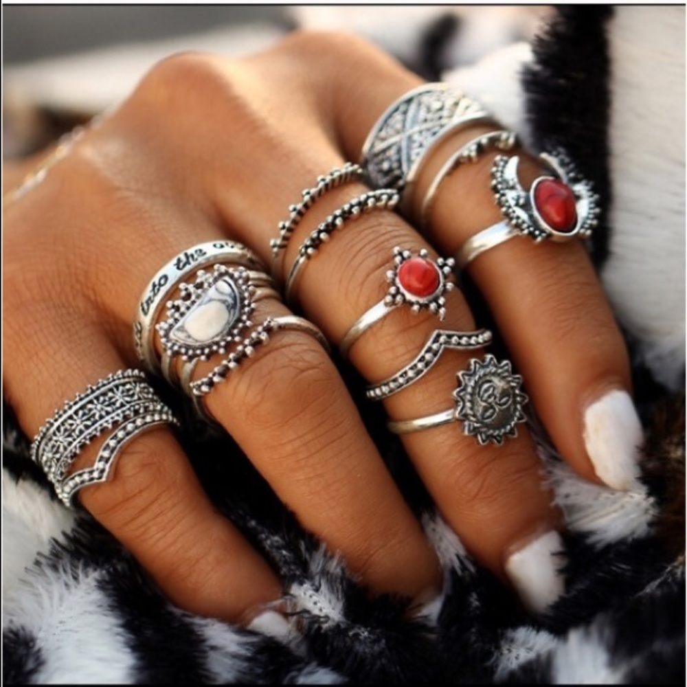 Boho Ring Set - Picture 5 of 5