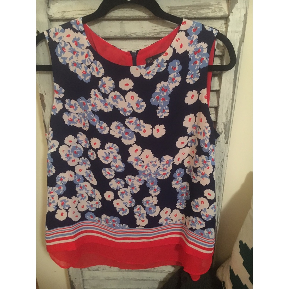 Rose & Olive Floral Top