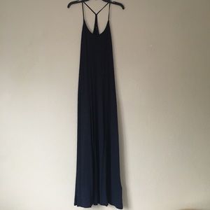 H&M Dark Blue dress with spaghetti straps