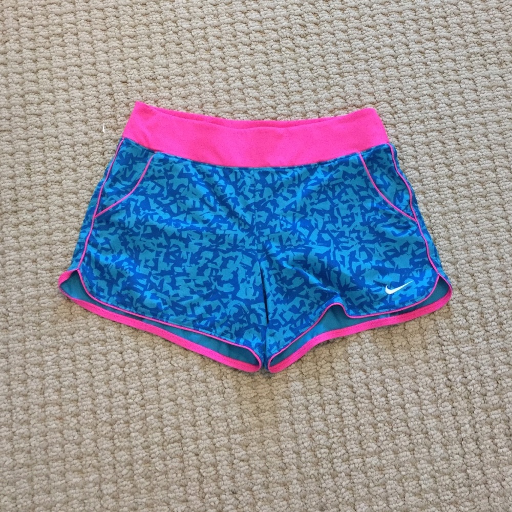 Camo Print blue nike shorts