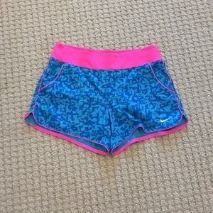 Camo Print blue nike shorts