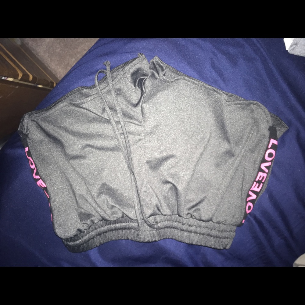 Running shorts.