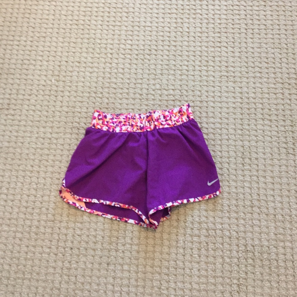 Purple Nike Kids Shorts