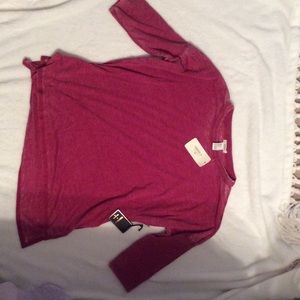 Red Forever 21 3/4 sleeve top