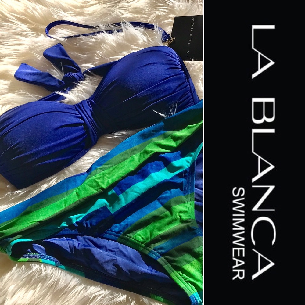 La Blanca 2 piece bikini set NWT
