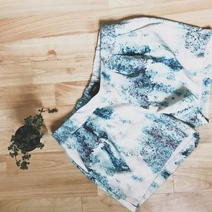 Tye-dye dress shorts