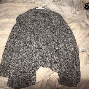 Black and White Sweater Cardigan