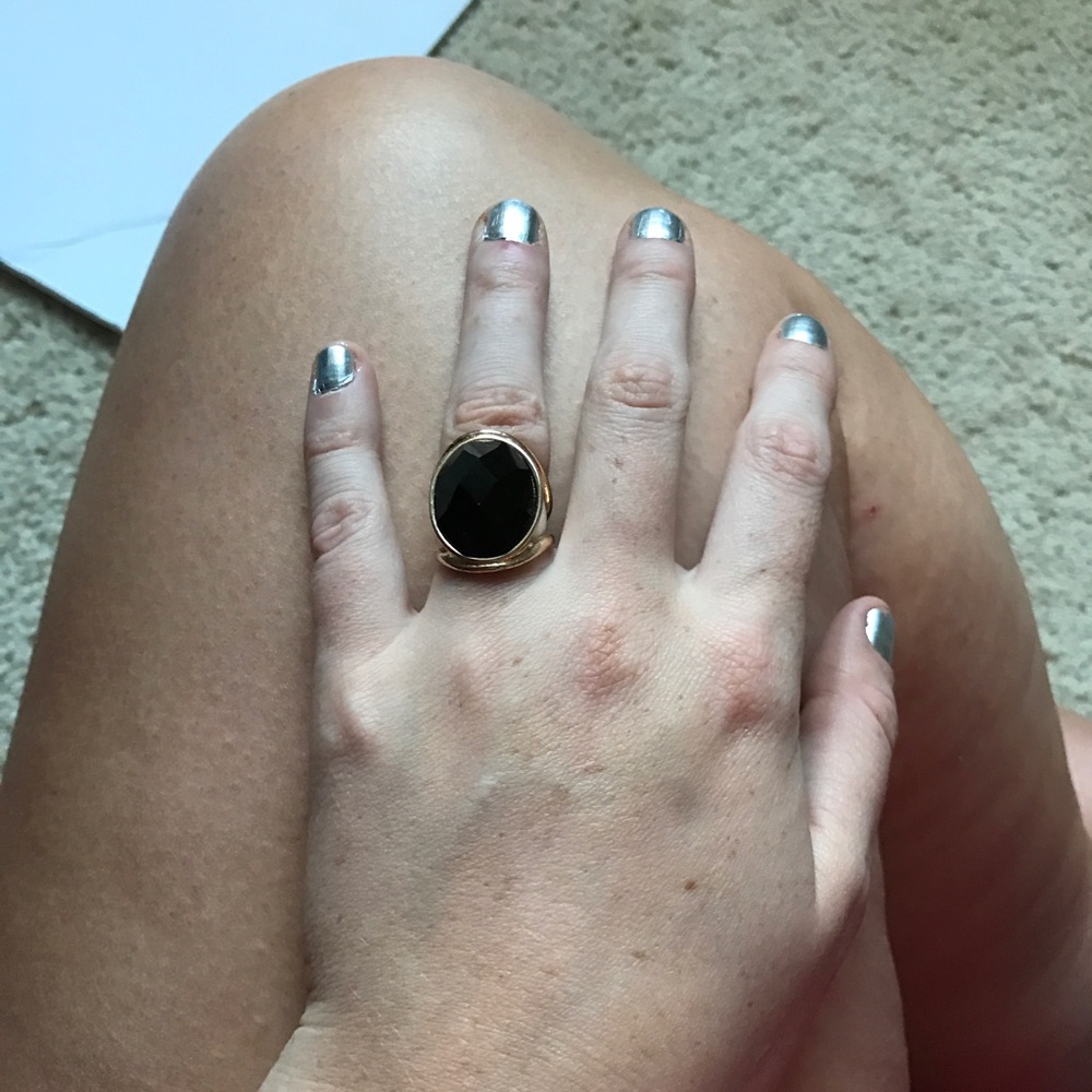 Black Express Statement Ring