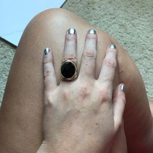 Black Express Statement Ring