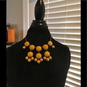 Mustard color necklace
