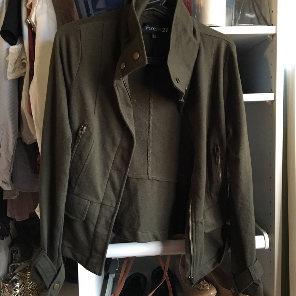 Army green jacket